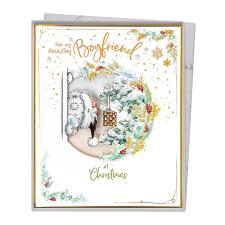 Amazing Boyfriend Me to You Bear Handmade Boxed Christmas Card Image Preview